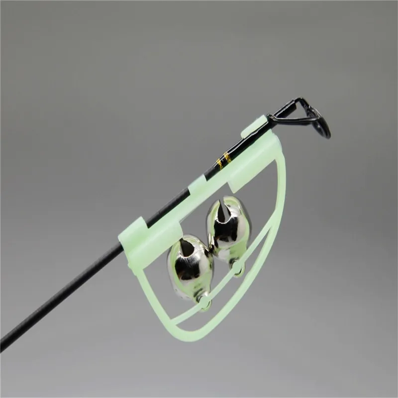 

Bobing 1Pcs Mini Fishing Alarm Luminous Bell Automatic Fishing Rod Pole Tip Clip Dark Fishing Tackle Box Accessories Tool Light