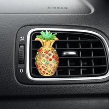 LEEPEE твердый парфюм диффузор освежитель воздуха с зажимом кондиционер вентиляционное отверстие духи в форме ананаса