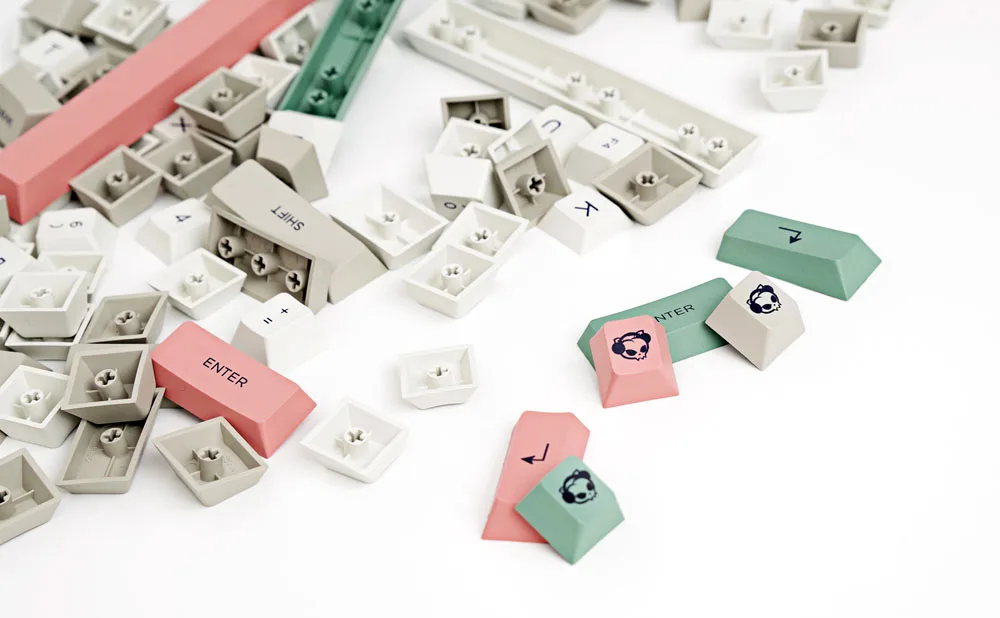 Игровая клавиатура KeycapAKKO 9009 цвет 116 клавиш краситель sub PBT Keycaps Keycap Набор для