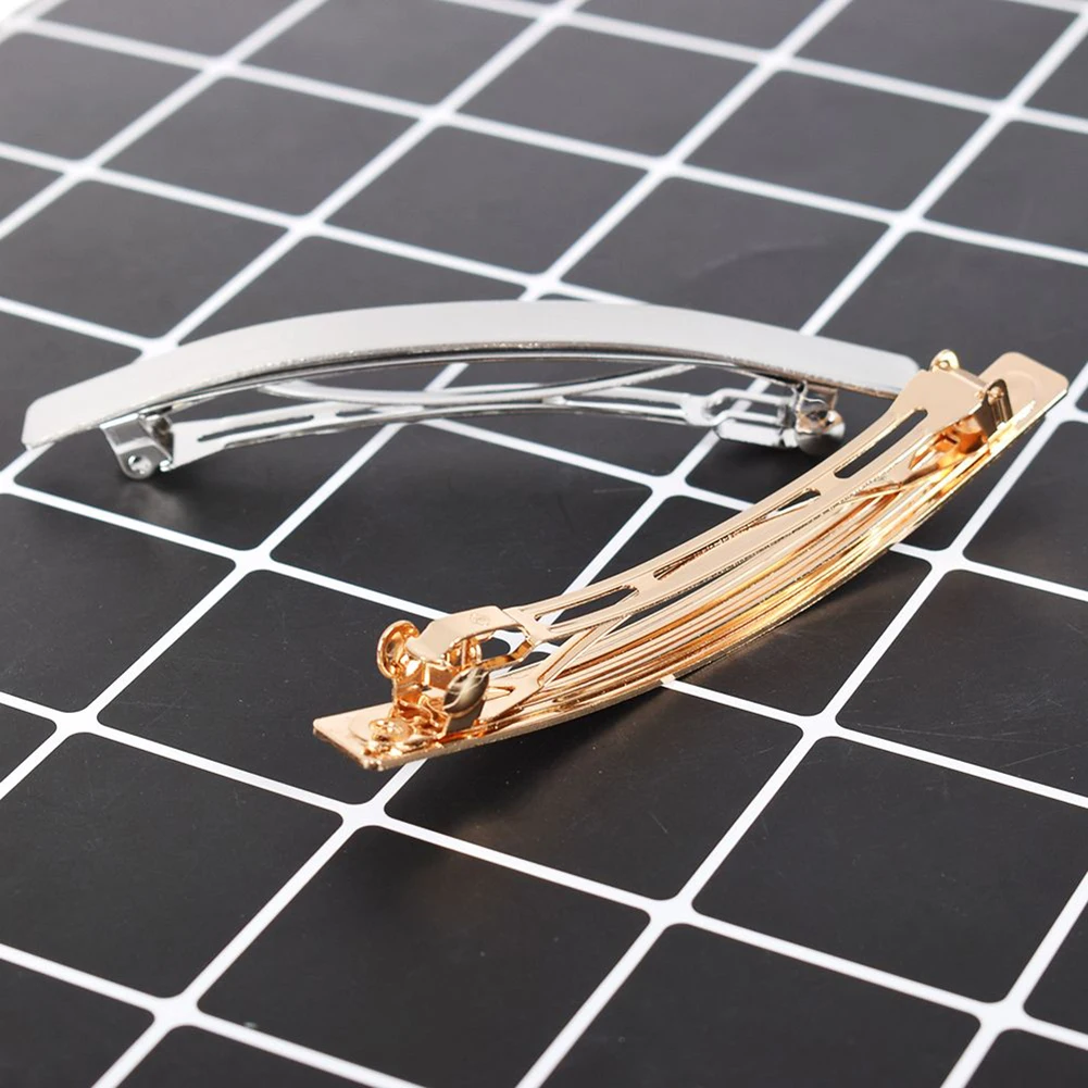 

1PC Simple Stylish Metal Slim Long Hairpins Women Styling Ponytail Hair Clips Girls Hairgrip Rose Gold Silver Barrette Bobby Pin