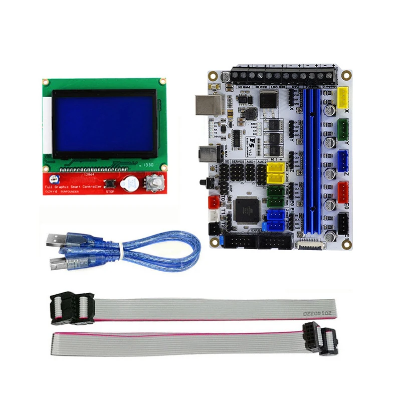 

3D Printer Accessories MKS GEN L Motherboard +12864LCD Display Open Source Firmware Marlin Photo Color