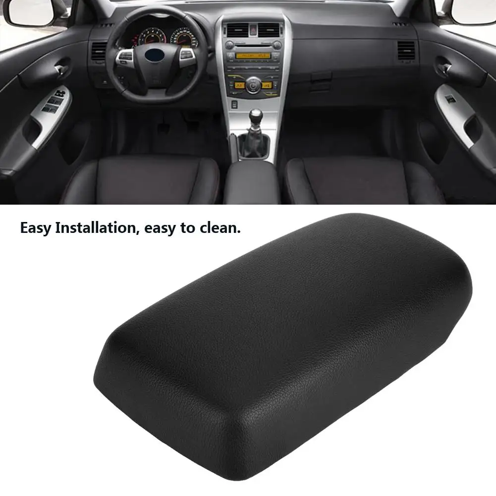 

Armrest Cover Leather Armrest Center Console Lid Cover Universal for Toyota Corolla 2007 2008 20089 2010 2011 2012 2013 NEW
