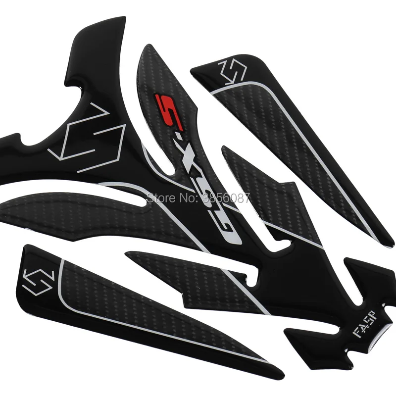 FASP GSX-S Танк pad 5D углеродного волокна наклейка и наклейка для профессионального гоночного мотоцикла