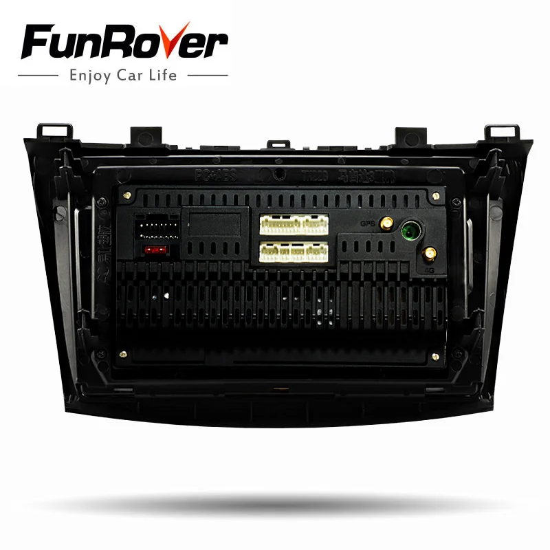 Discount FUNROVER android 9.0 2.5D+IPS 2 din car radio multimedia player For Mazda 3 Axela 2011-2013 dvd gps navigation stereo vedio DSP 5