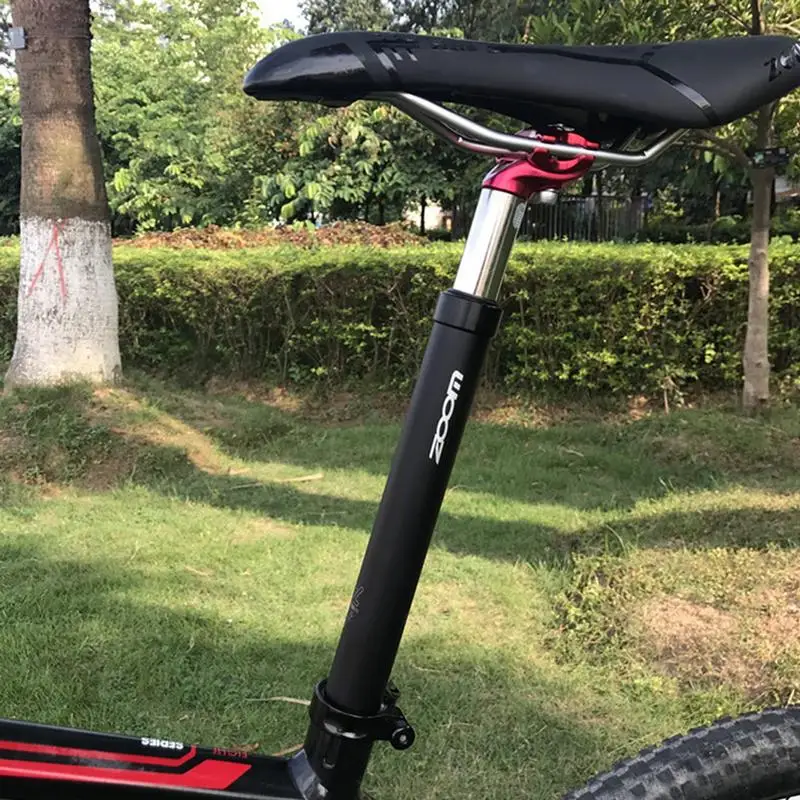 1x Mountain Bike Seat Post Road Bicycle Aluminum Alloy Seat Post Black Practical