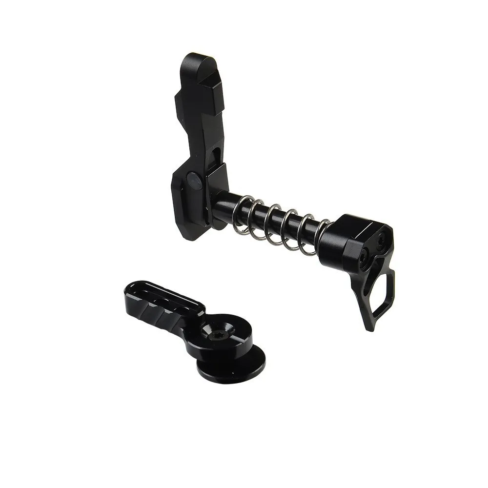 Anodized IPSC CNC Aluminum Timer Trigger Magazine Release Catch Safety Selector Switch Lever Set For M4/16  AEG Paintball