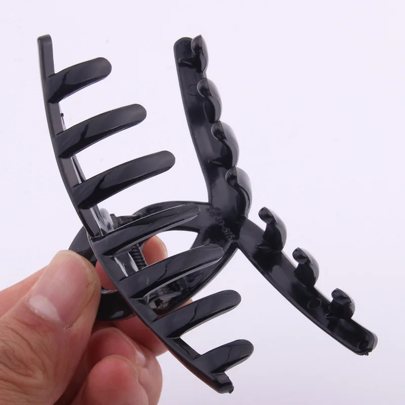 

2018 New Arrival Hairpin For Lady Thickening Plastic Basic Hair Claw Unfinished Tins Hair Clips Women Crab Pony Tail 2 PIECES
