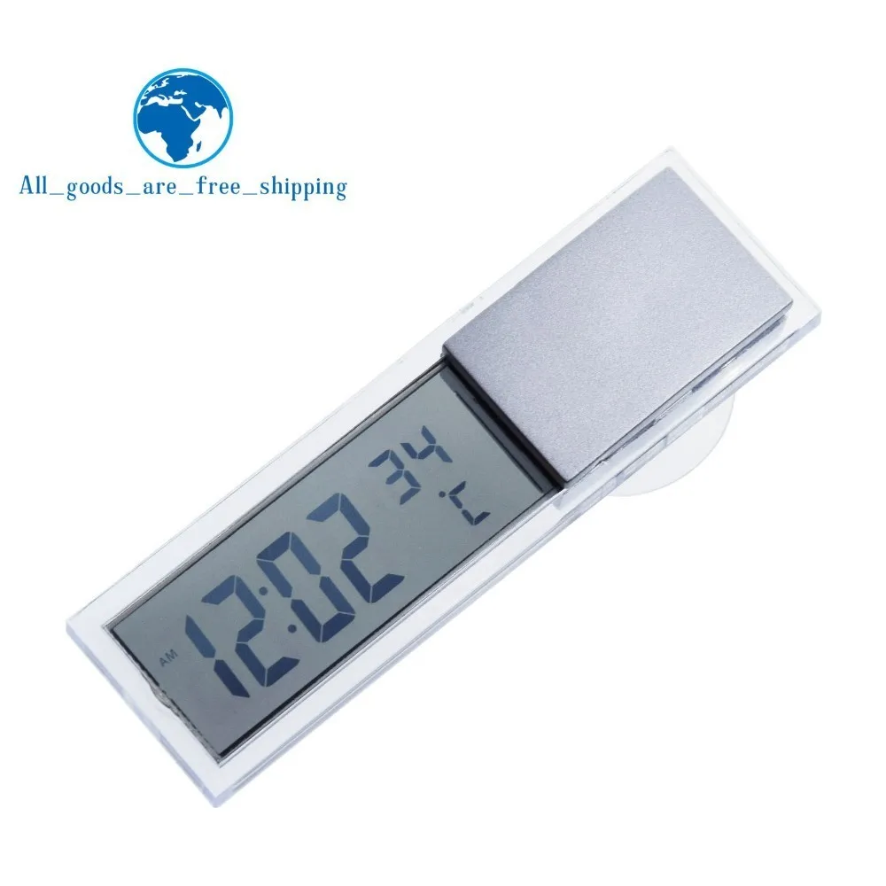 

Mini Weather Station Digital Car Thermometer Thermostat Timer Clock Temperature Instruments Sensor Wall Type Meter LCD Display
