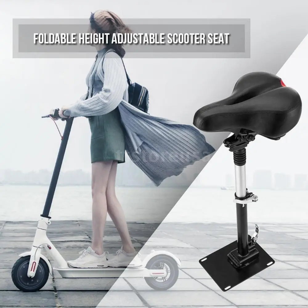 

Electric Scooter Adjustable Foldable Absorbing Seat Saddle Seat Free Stiletto For Xiaomi M365 Electric Scooter Skateboard Shock