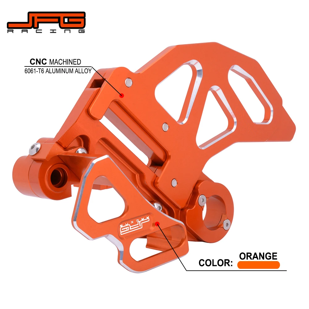 Motorcycle CNC Aluminum Rear Brake Disc Guard Caliper Guard Set For KTM