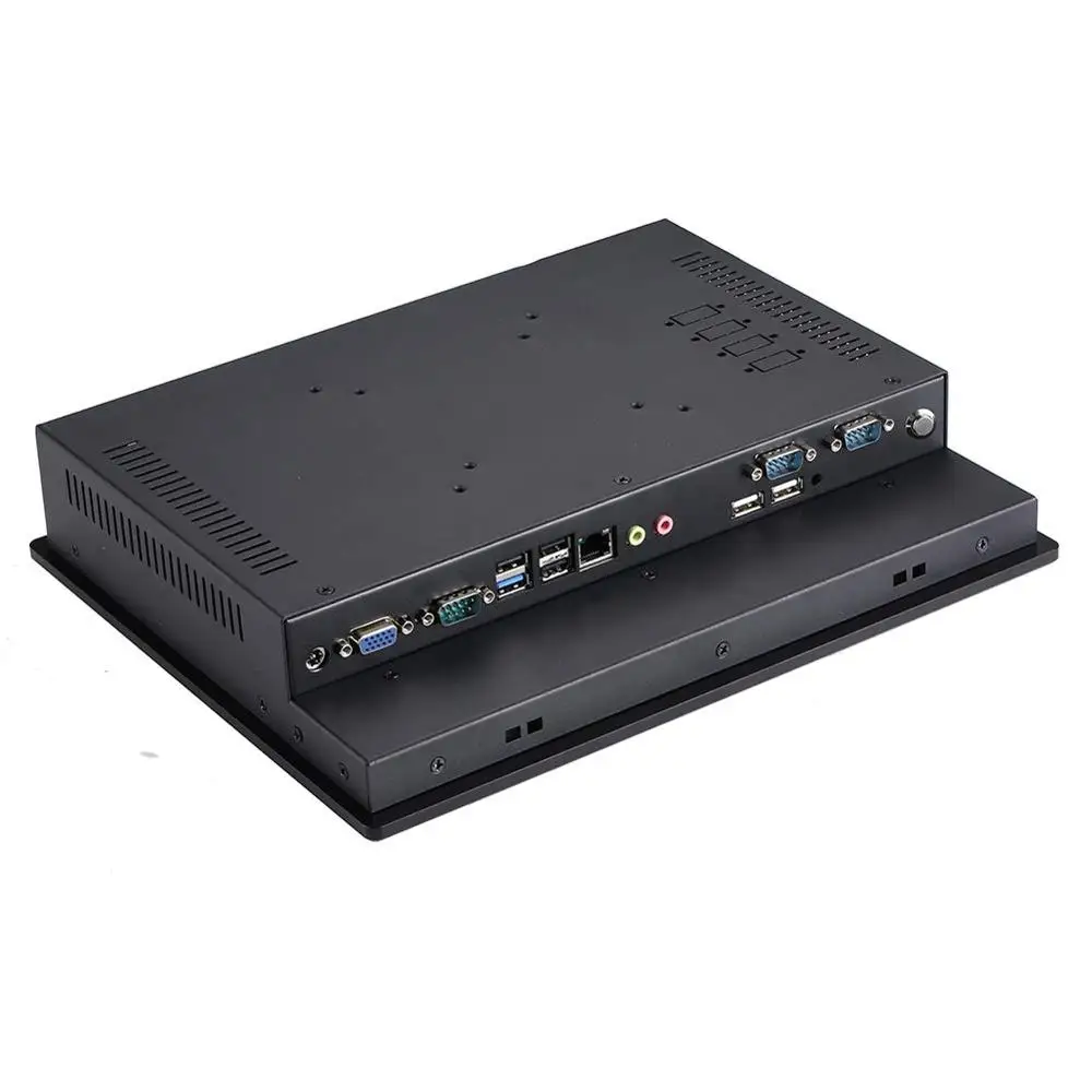 12 дюймовый промышленный сенсорный компьютер IP65 10 точечный емкостный TS все в