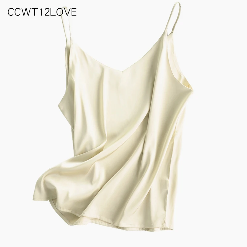 

Solid V Neck Backless Womens Tank Tops Summer 2019 Casual Sleeveless Camisole Regular Length Outer Wear Blouse