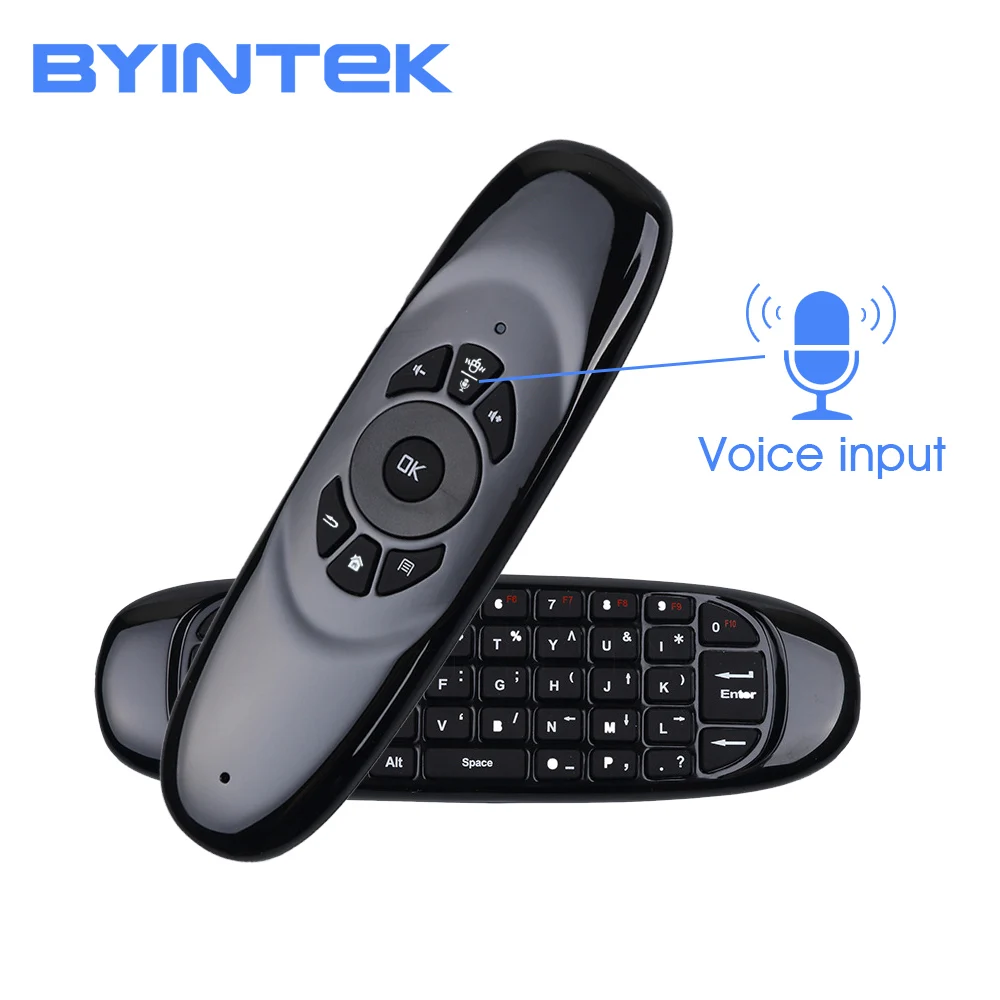 صوت ماوس هوائي عن بعد ل BYINTEK الروبوت العارض PC