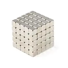 Цвет серебристый, Золотой инновационные Square Cube 216 шт. 4/5 мм магнитный Сталь куб, игрушка, строительные блоки, игрушка-головоломка набор для Давление рельеф игрушки