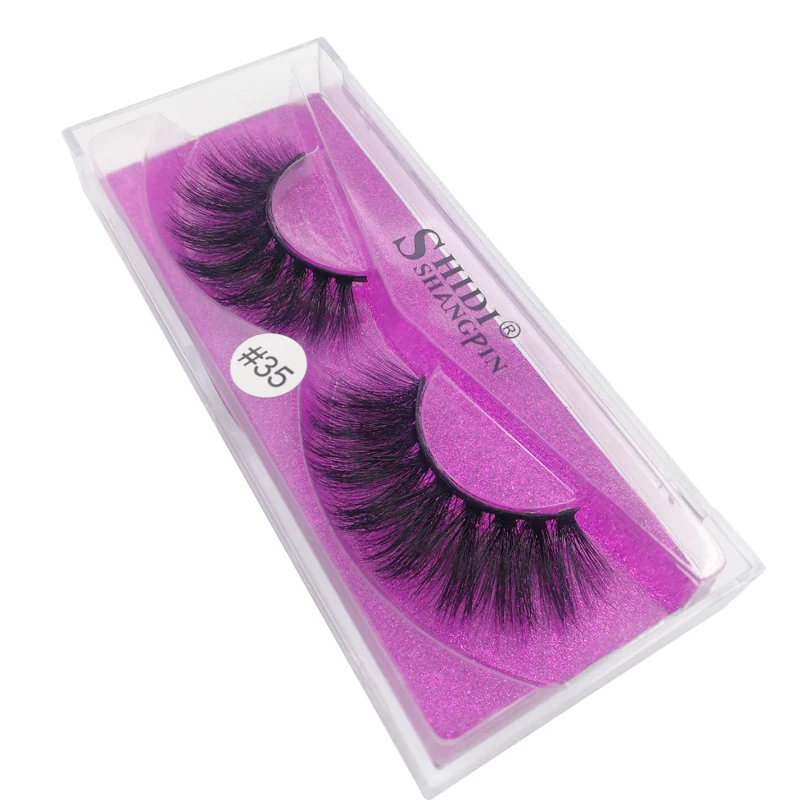 SDSP 3D Mink Fake Eyelashes Hand Made Volume Eyelashes cruelty free soft Make up Eye lashes Natural long