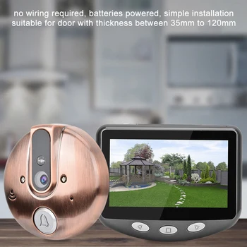 

4.3inches Visual HD Doorbell Camera IR Night Vision Intercom Door Bell hot sale 2019