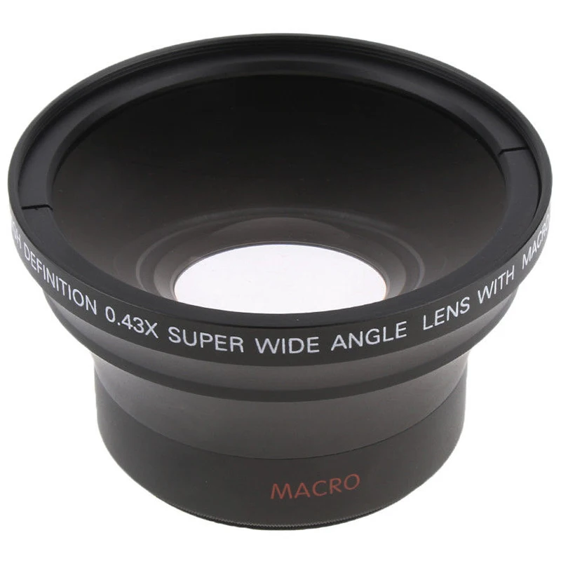 

58Mm 0.43X Wide Angle Hd Fisheye Lens For Canon 60D 1000D Rebel T6