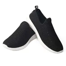 Летние женские уличные Спортивная дышащая обувь Waven обувь кроссовки легкая обувь для ходьбы мягкие слипоны шлёпанцы для женщин