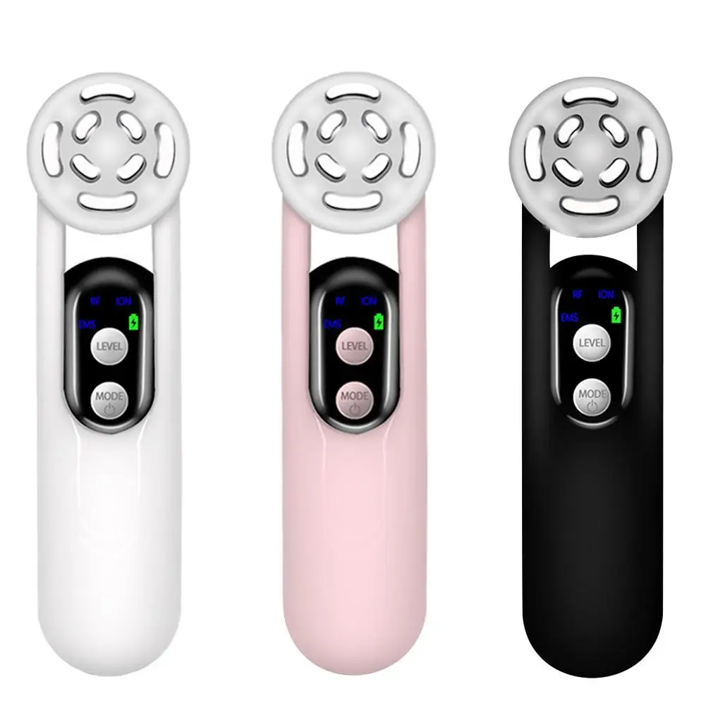 

5 in 1 EMS and RF Face Skin Beauty Instrument Positive Ion Export Smart LED Color Light Rejuvenation Wrinkle Removal Device