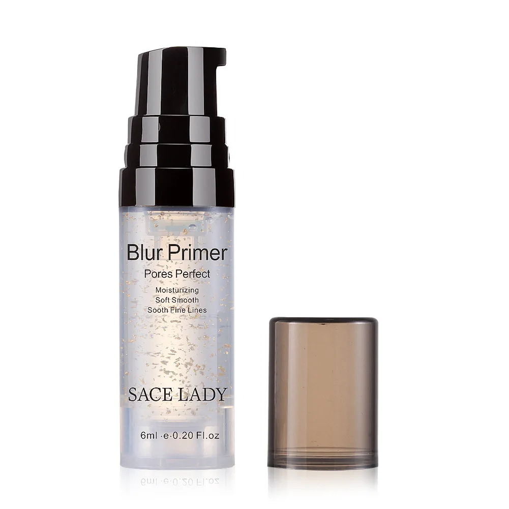 

SACE LADY 6ml Base Makeup Primer 24k Gold Foundation Primer Oil Control Liquid Matte Pores Brighten Face Primer maquiagem TSLM1
