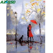 AZQSD масляная краска для влюбленных, обнимающая, сделай сам, краска по номерам, мостовая краска, холст, картина, ручная краска, ed, современная, K126