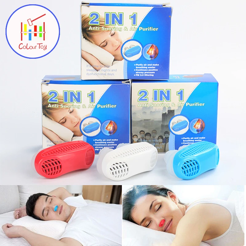 PM2.5 Anti Snore Snoring Device Apnea Ventilation Nose Fresh Breathing