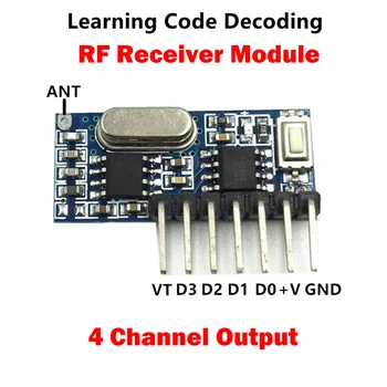 

433 Mhz Superheterodyne RF Receiver and Transmitter Module For Arduino Uno Wireless Module Diy Kit 433Mhz Remote Control