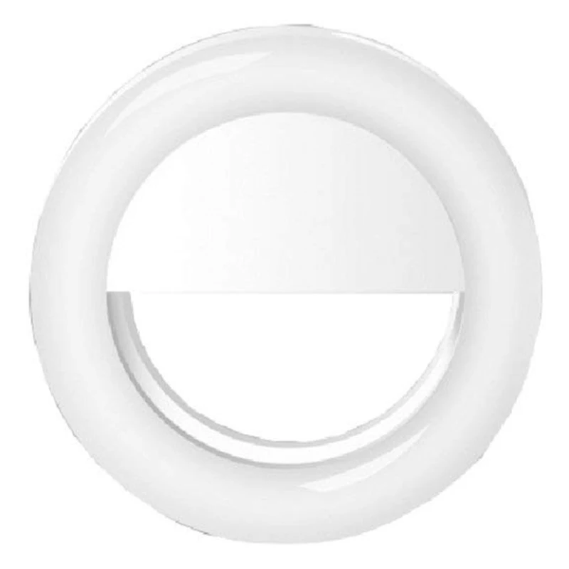 

Clip-on Selfie Ring Light for Cellphones, USB Rechargeable LED for iPhone Samsung Galaxy and all kinds of Cellphones and compu