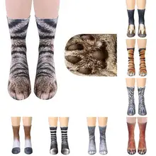 Новое поступление новый стиль Взрослые Унисекс животные лапа экипажа носки сублимационный принт мужские и женские носки эластичные