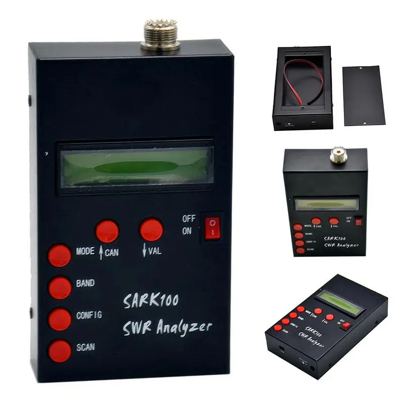 

Antenna Analyzer SARK100 1-60 Mhz HF ANT SWR Meter SARK100 For Ham Radio Universal Car Radio Auto SWR Analyzer