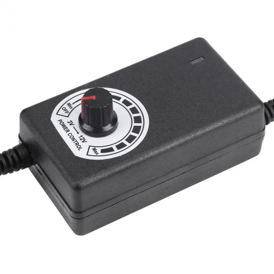 

Adjustable AC to DC Adapter Power Supply Motor Speed Controller with US Plug Accessories High Quality