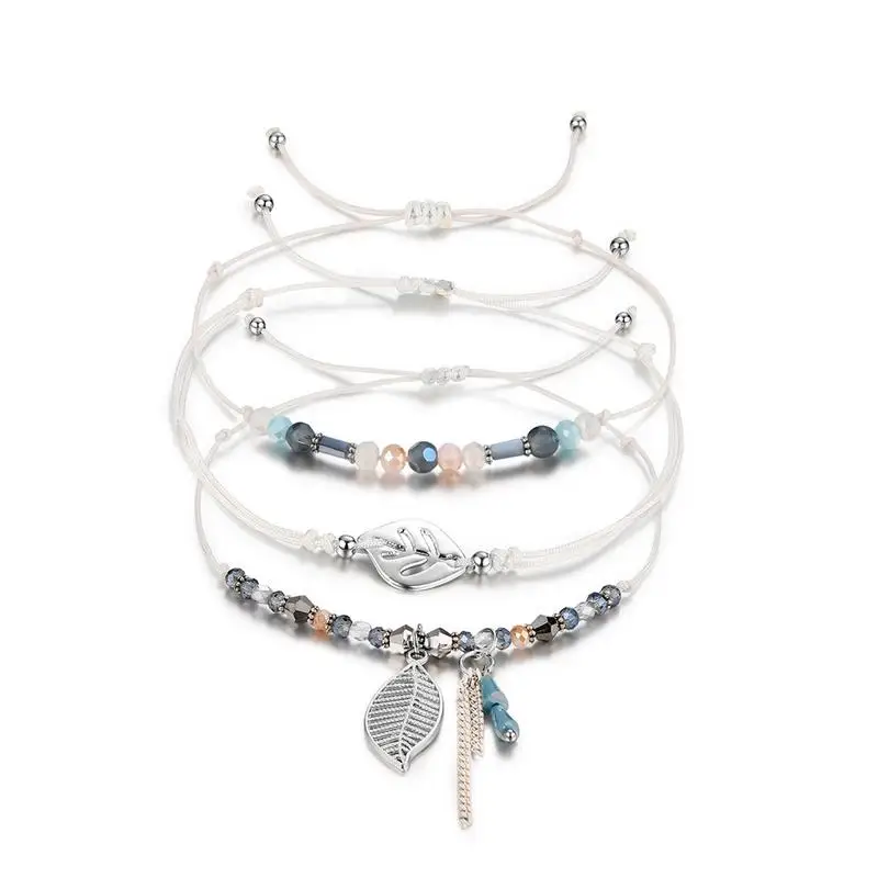 

Best Selling Europe Style Fashion Design Women Bracelet Strand Bracelets Rope Chain Dotted Bracelet Valentine's Day Gift