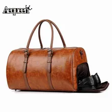 AEQUEEN, мужская, женская, искусственная кожа, дорожная Сумочка, для улицы, для спортзала, спортивная сумка, Weekender, для ночного багажа, сумка, водонепроницаемая, большая, мужская сумка