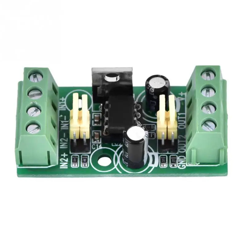 

Hot 2 Way 5V to 24V Level PLC Expansion Board Isolation Conversion Module functional