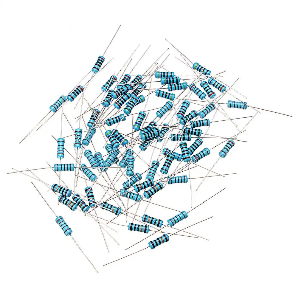 

300pcs 1% 1W 10 Ohm-1M Ohm Metal Film Resistor Assorted Kit 30Values Each 10pcs