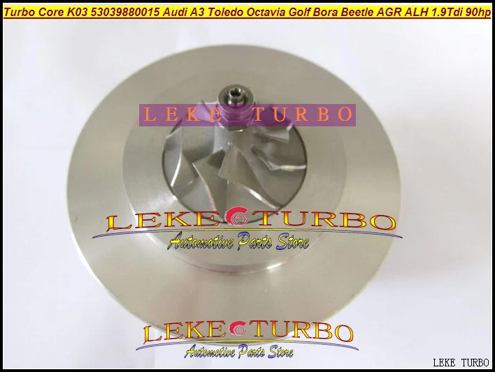 Turbocharger Cartridge Turbo Chra Core K03 53039700015 53039880015 454159-0002 For AUDI A3 Toledo Octavia Golf Bora Beetle AGR ALH 1.9L TDI 90HP (4)