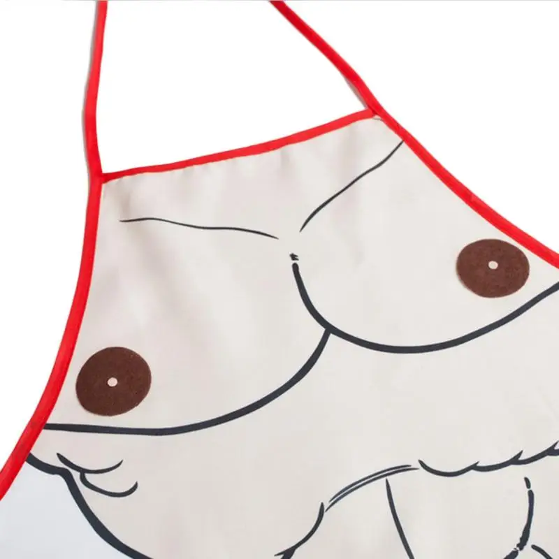 Adjustable Funny Cooking Apron Sexy Kitchen Dinner Party Baking Aprons For Woman And Man delantales BBQ Party Cartoon Apron