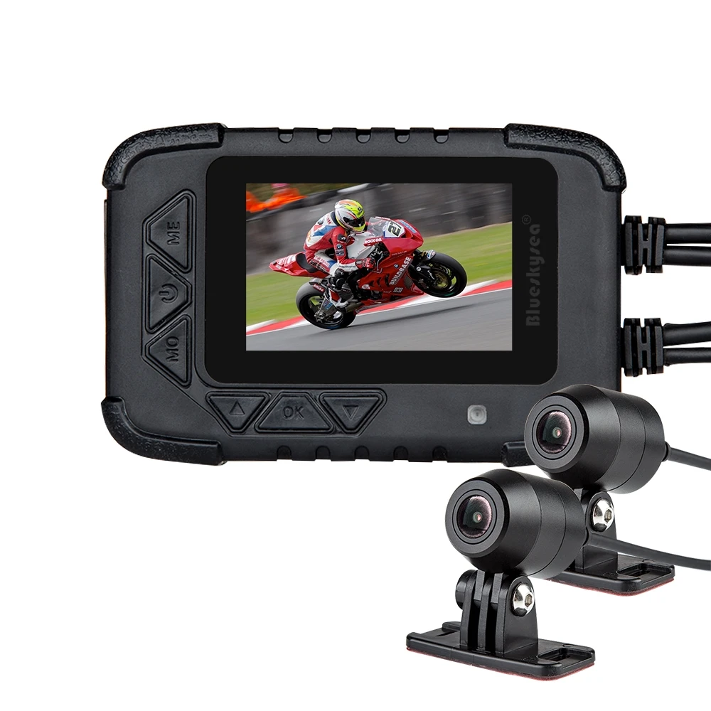 

Dual 1080P Motorcycle DVR Action Camera Recorder Night Vision DV688 Waterproof Motorcycle Dash Camera IMX323 H.264 128G Support