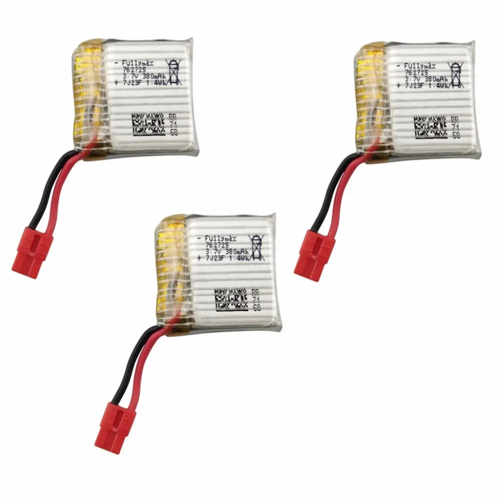 3 шт./лот 3,7 в 380 мАч аккумулятор для квадрокоптера Syma X21 X21W X26 запасные части Аккумулятор для дрона