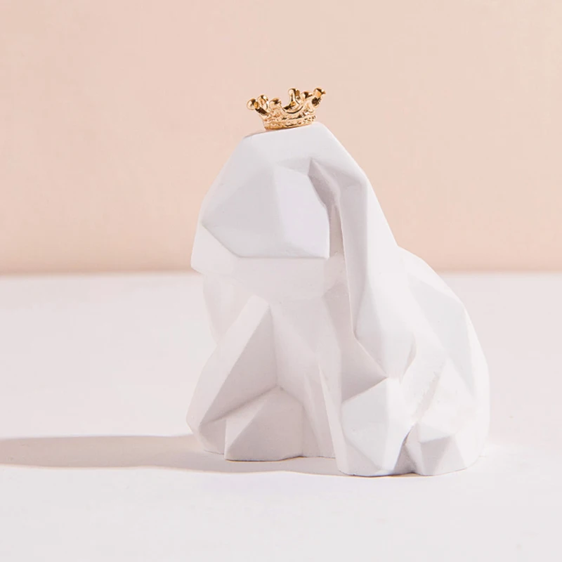 geometric bunny mould