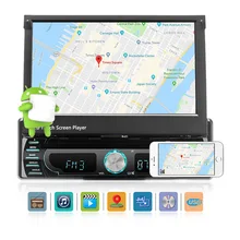 Автоматический телескопический 7 дюймовый большой Экран MP5 автомобильный bluetooth-плеер dvd-навигатор Интегрированная машина вспять приоритет