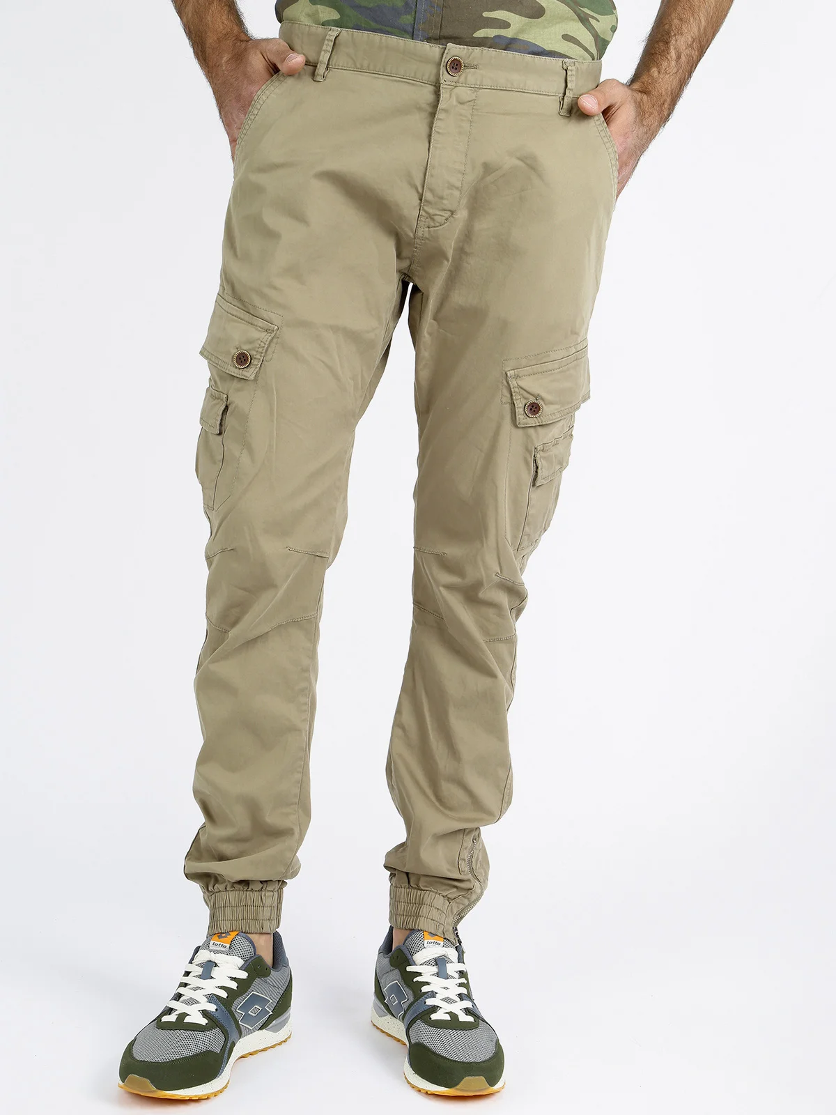 Cargo pants with cuffs and zipin Casual Pants from Men's Clothing on