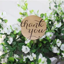 Стоковая бумага спасибо подарок наклейки этикетки 1,5 дюймов 38 мм круглые бумажные уплотнительные наклейки 300 шт Лот