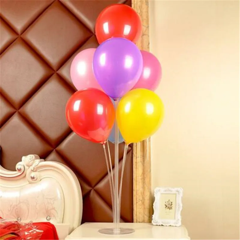 

1Set Balloons Column Stand Plastic Balloon Support with 7 Tubes Party Supplies