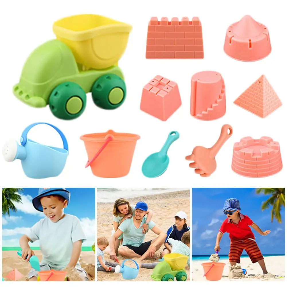 13 шт. для детей 2-7 лет Детская верхняя одежда для малышей пляжные игрушки, детская игрушка для пляжа комплект инструментов игры с самосвал