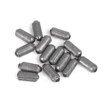 

50PCS 1/2/3/4g Fast Lead Weight Fishing Lead Sinker Mould Olive Shaped Middle Pass Removable Split Lead Shot Sinkers Tackle Kit