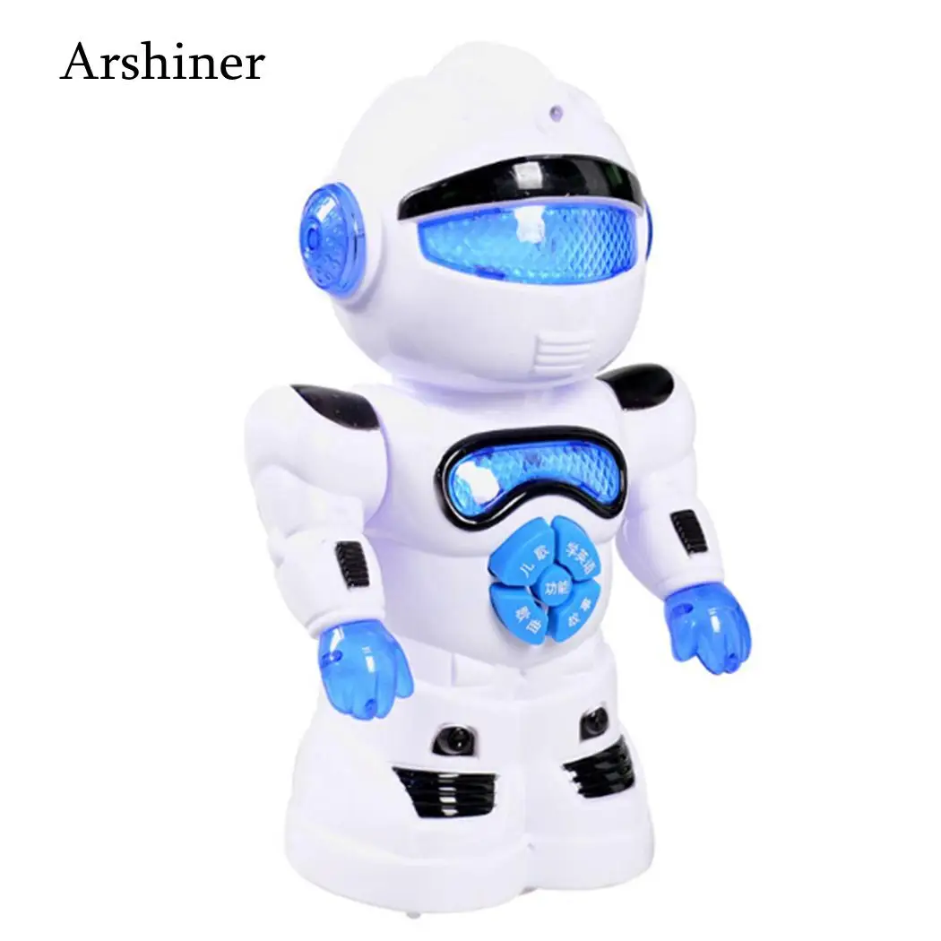 Light Kid Toys Children Boy Robot Kids Toddler Smart Multifunctional Robot Electronics for LED Music With Education Pet Toy