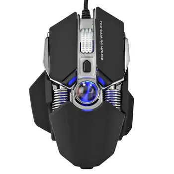 

G4 RGB Gaming Mouse USB Wired 9 Buttons 5 Colors Backlight 2750 Adjustable DPI Optical Mice for PC Computer
