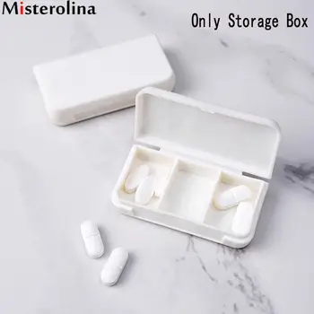 

1pc Mini Travel Storage Box Tablet Medical Kit Tablet Cactus Leaf Pillbox Dispenser Small Set Organizer Case Travel Accessories