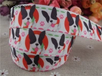 2013 Новое прибытие 7/8 ''22 мм собака напечатанная лента из мультфильма милая лента для собак 10 ярдов - изображение